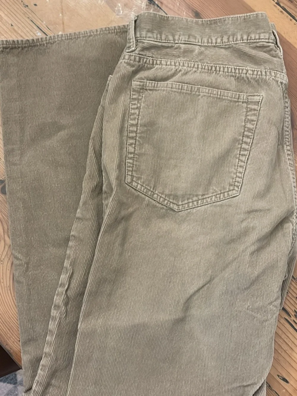 J. Crew Men's Corduroy Pants in khaki